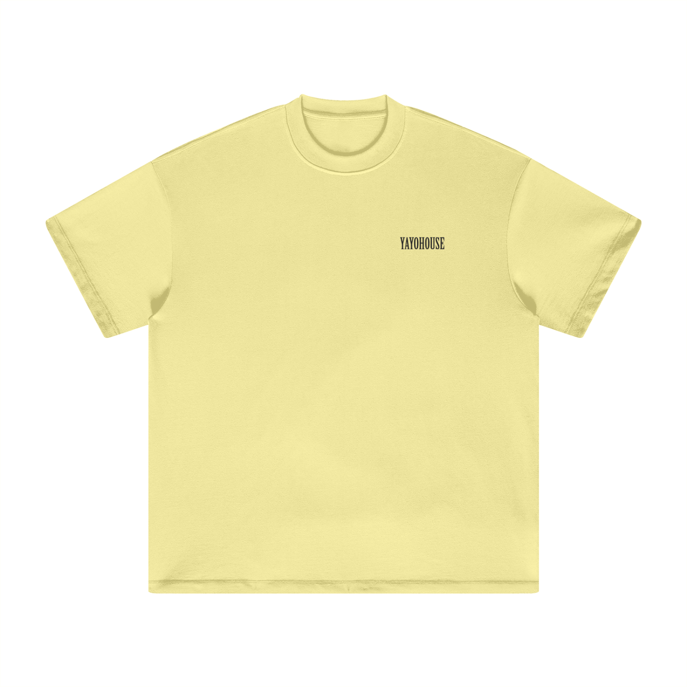 Light yellow t-shirt with "YAYOHOUSE" text.