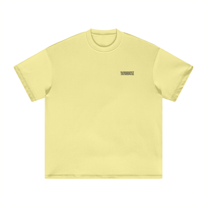 Light yellow t-shirt with "YAYOHOUSE" text.