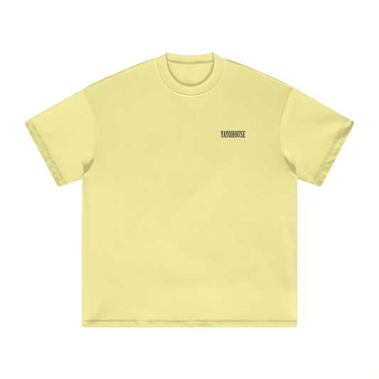 Light yellow t-shirt with "YAYOHOUSE" text.