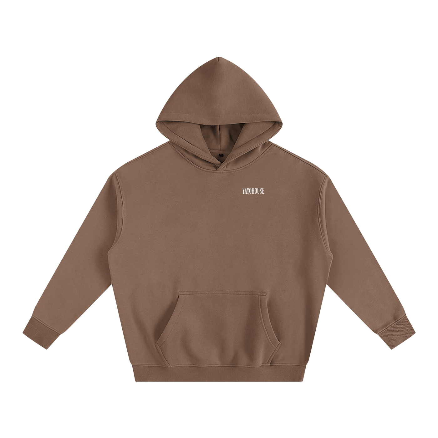 Brown hoodie with "YAYOHOUSE" text.