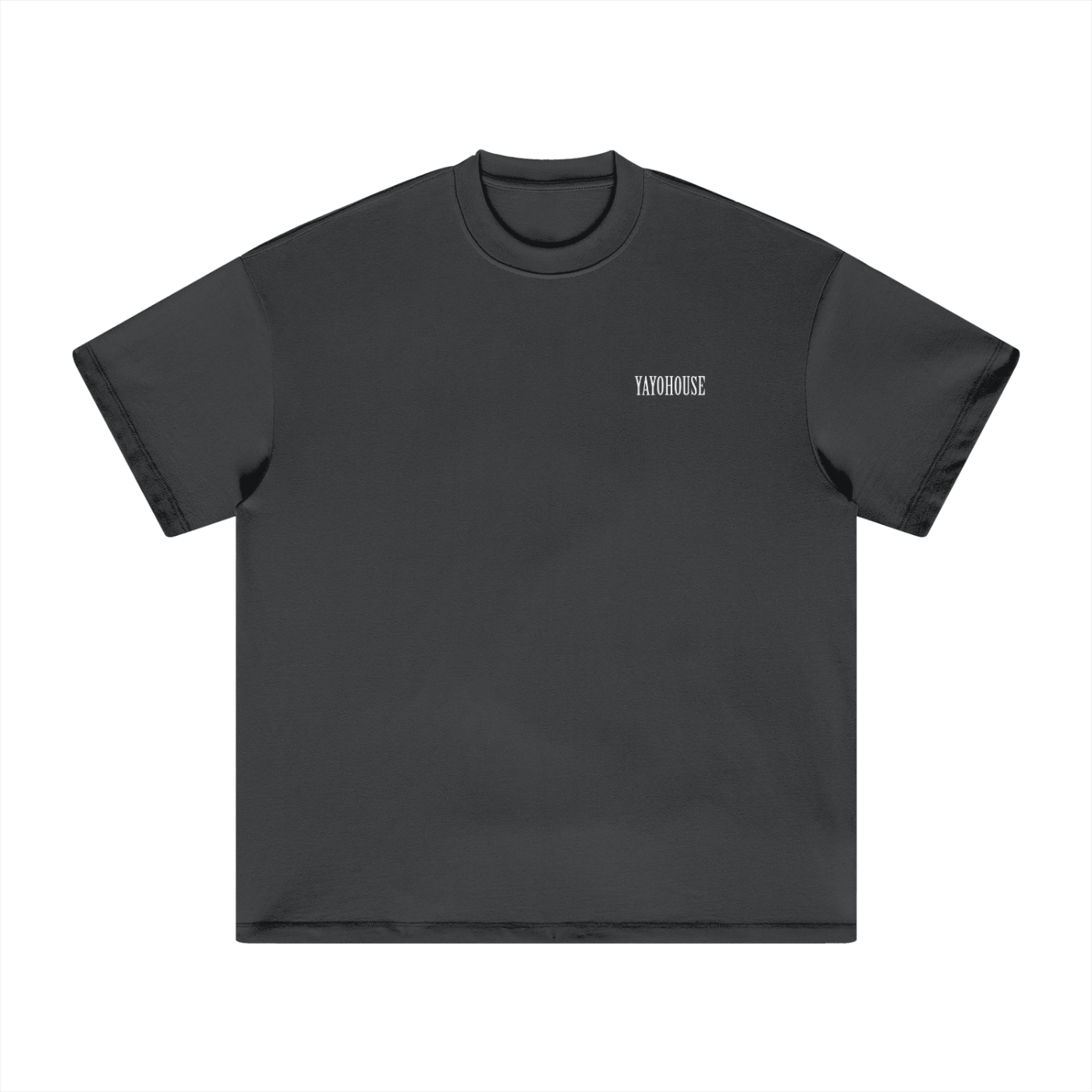 Black t-shirt with "YAYOHOUSE" text.
