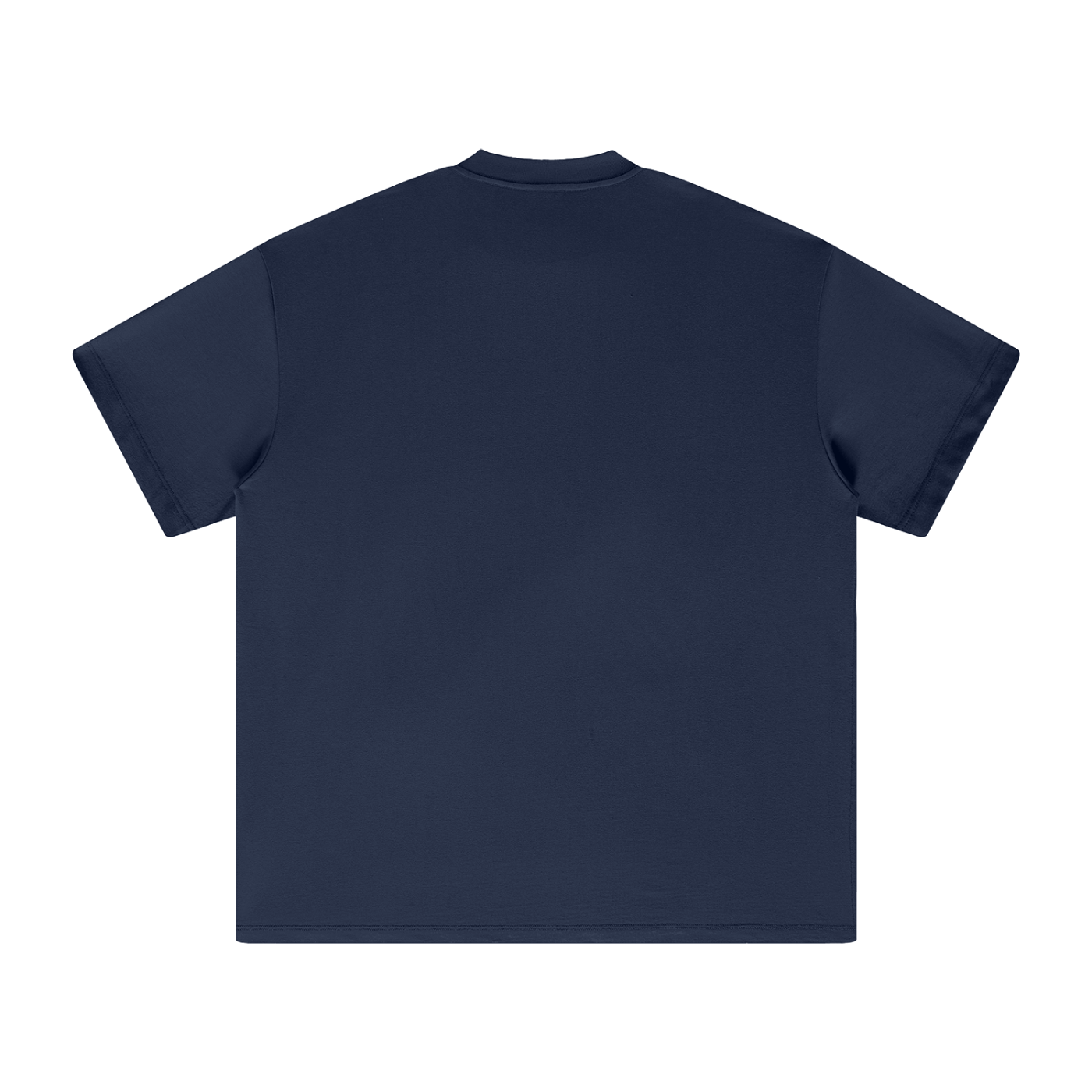 Navy blue t-shirt.